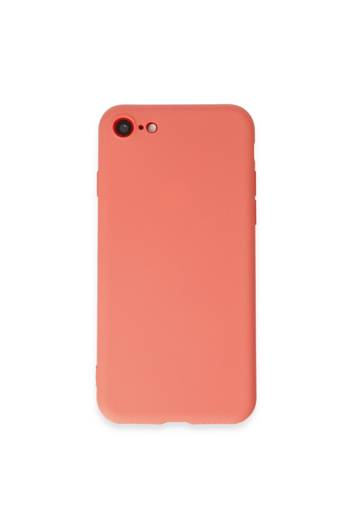 Apple iPhone 7 Uyumlu Kılıf First Silikon - Turuncu
