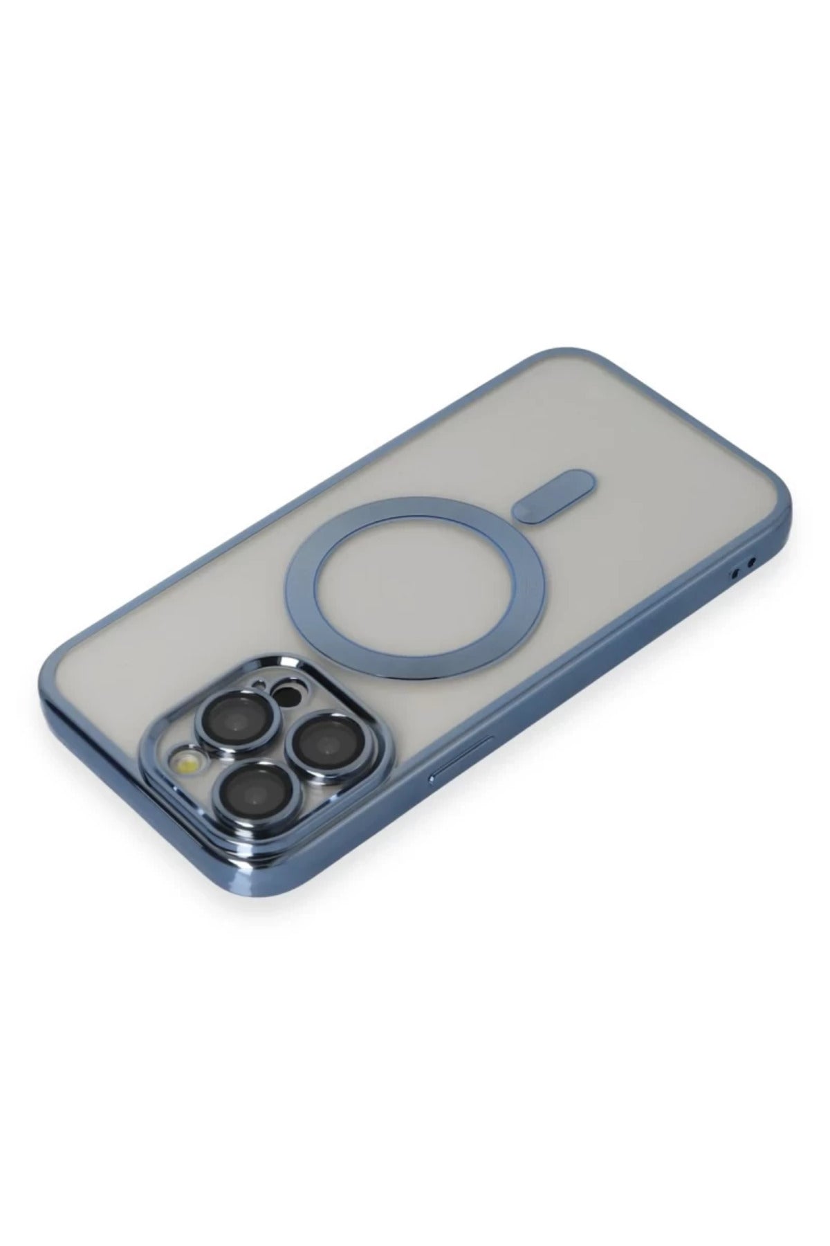 Apple iPhone 14 Pro Max Uyumlu Kılıf Kross Magneticsafe Kapak - Sierra Blue