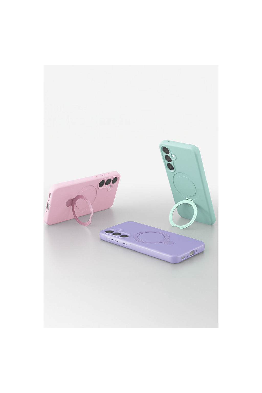 Samsung Galaxy A35 5G Uyumlu Regal Magsafe Standlı Kapak - Lacivert