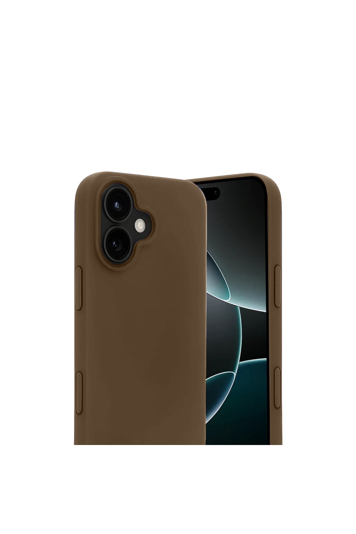 Apple iPhone 17 Uyumlu First Silikon - Kahverengi