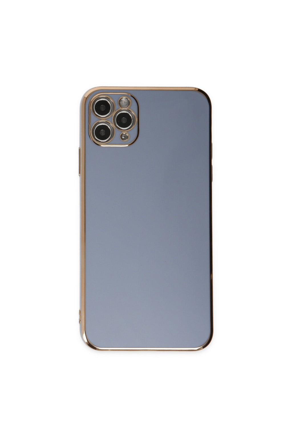 Apple iPhone 11 Pro Max Uyumlu Kılıf Volet Silikon - Mavi