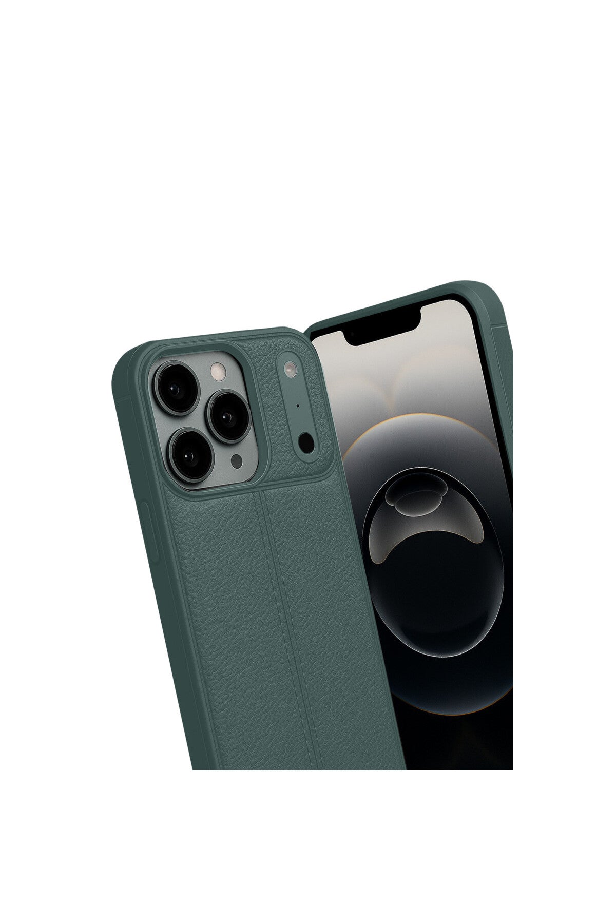 Apple iPhone 17 Pro Max Uyumlu Auto Focus Kapak - Koyu Yeşil