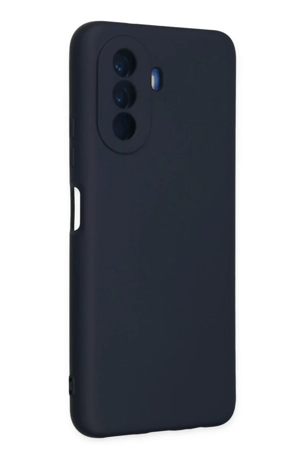Huawei Nova Y70 Uyumlu Kılıf Nano içi Kadife Silikon - Lacivert