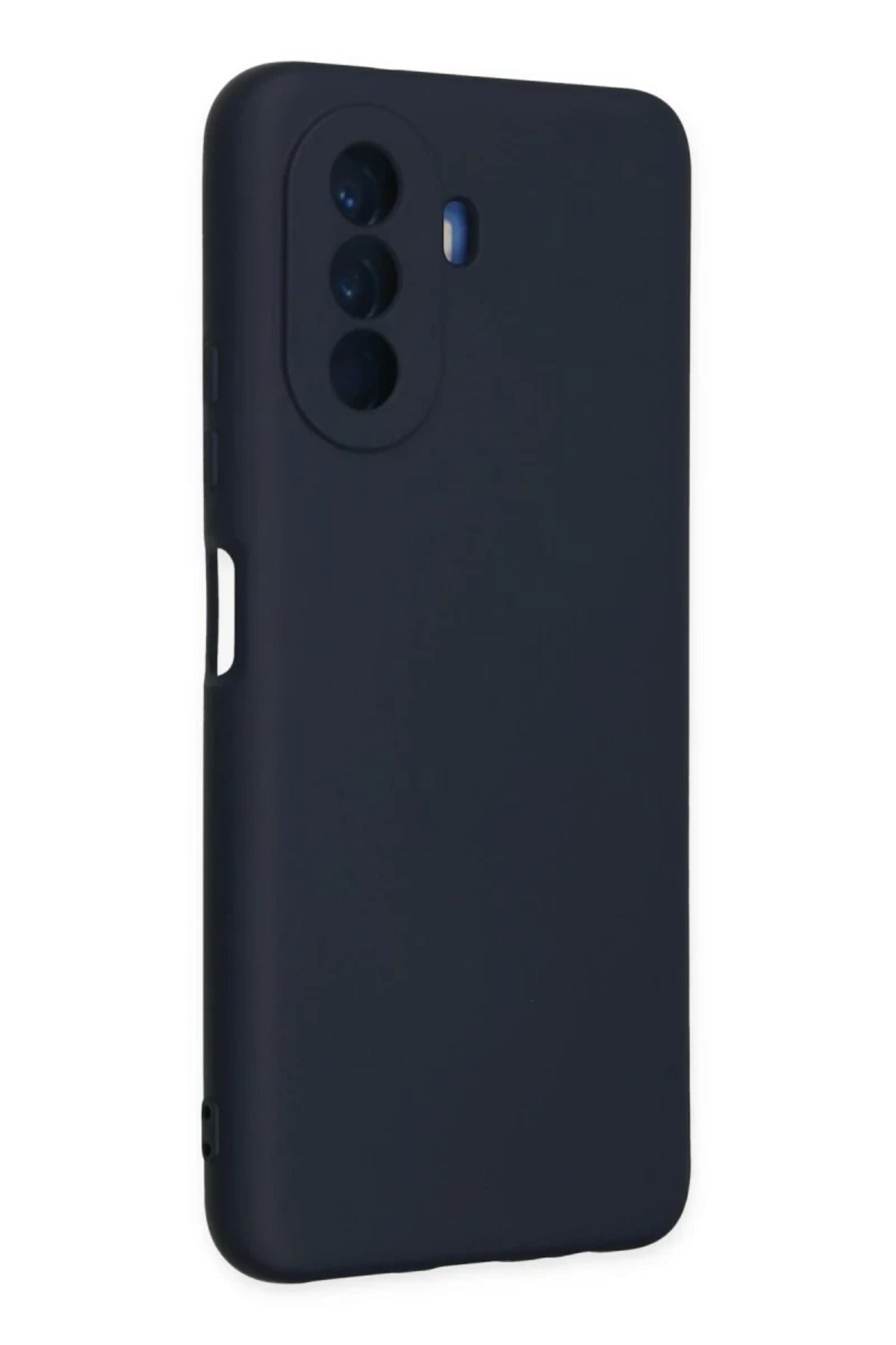 Huawei Nova Y70 Uyumlu Kılıf Nano içi Kadife Silikon - Lacivert