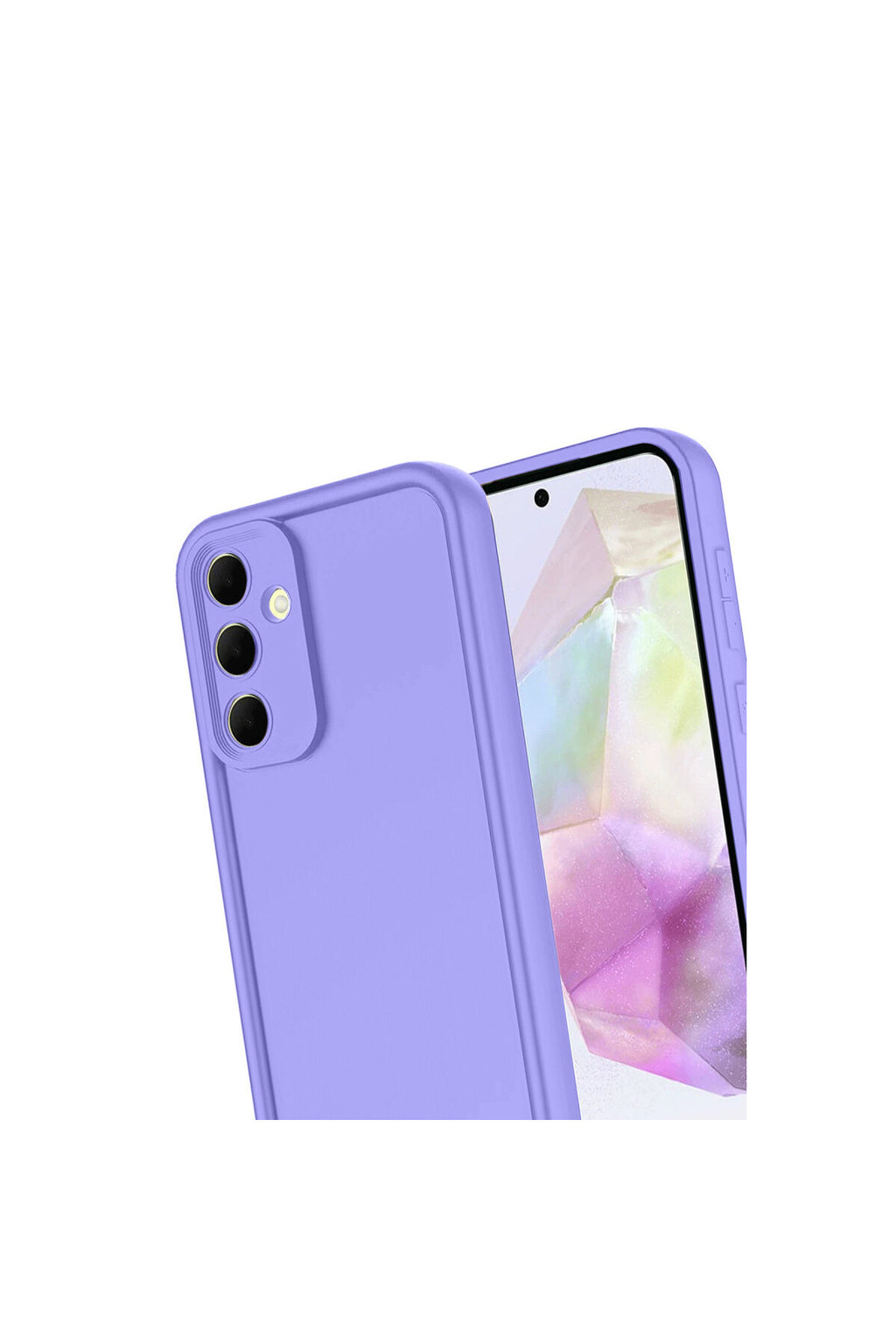 Samsung Galaxy A17 5G Uyumlu Viera Silikon - Lila