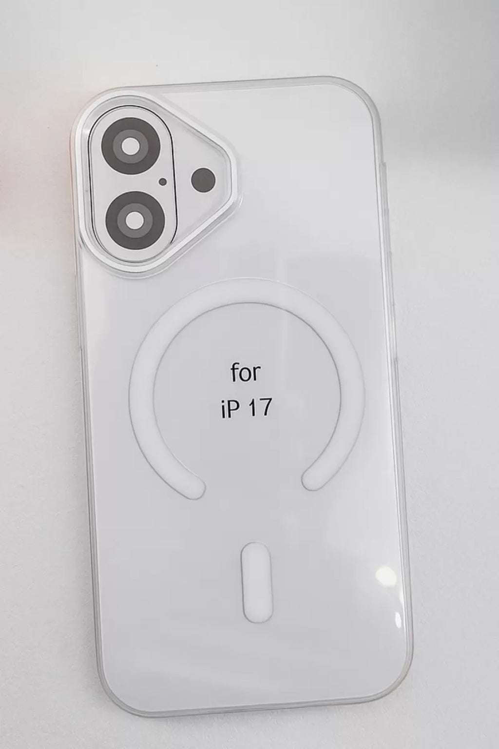 Joko Apple iPhone 17 Uyumlu PC Blank Magsafe Kapak - Şeffaf