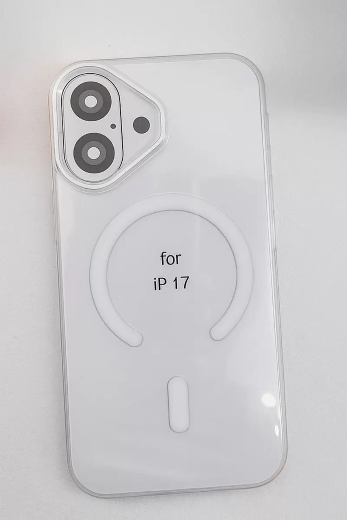 Joko Apple iPhone 17 Uyumlu PC Blank Magsafe Kapak - Şeffaf
