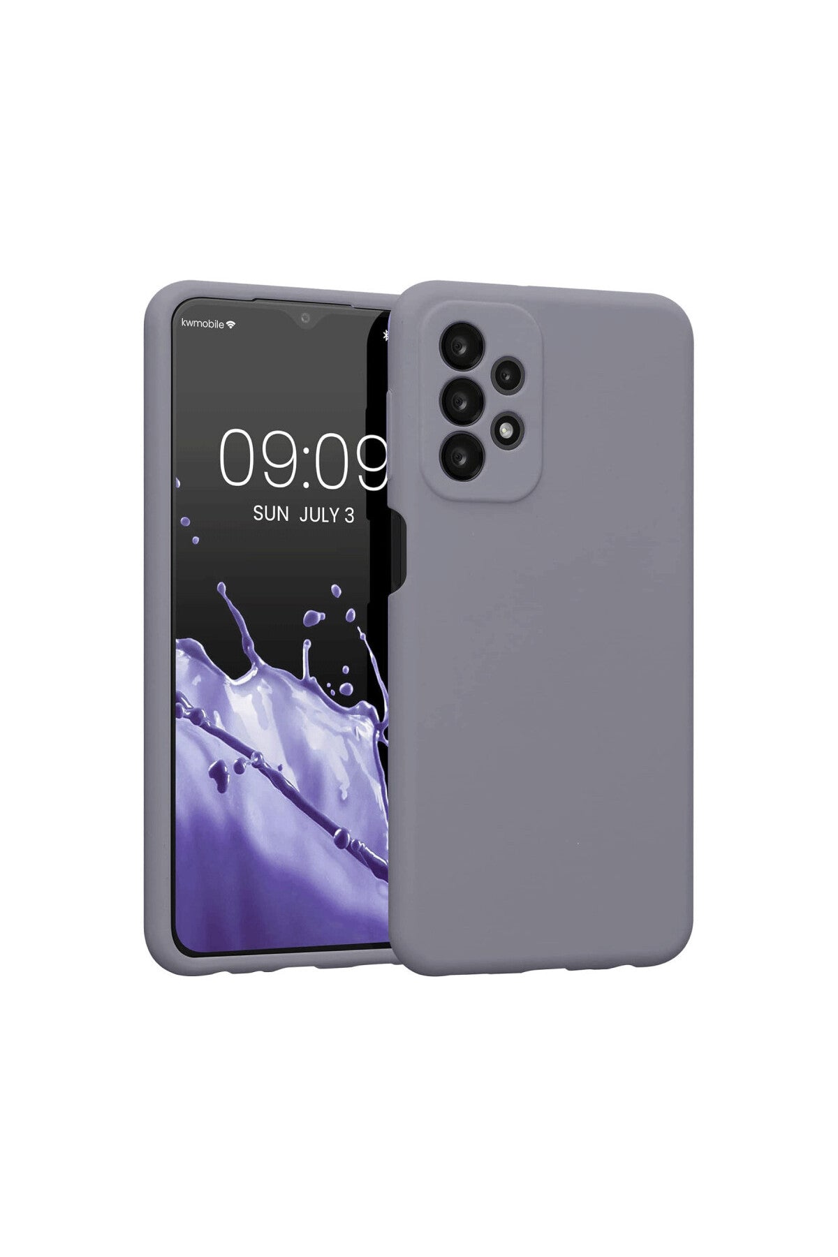 Samsung Galaxy A23 4G Uyumlu Kılıf First Silikon - Gri