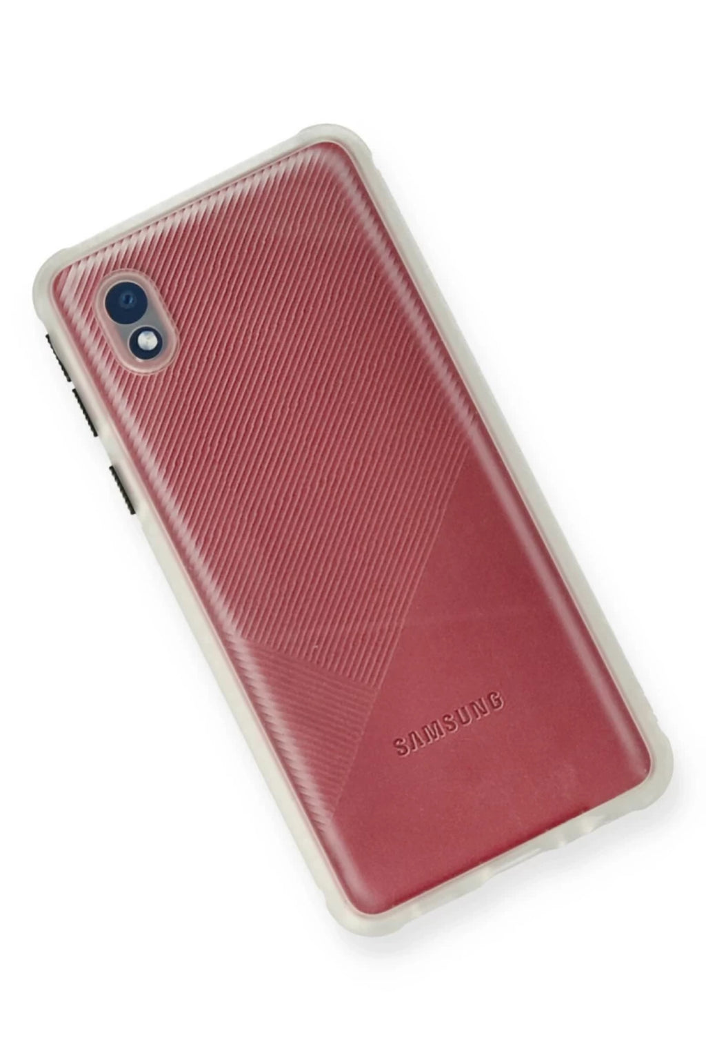 Samsung Galaxy A01 Core Uyumlu Kılıf Miami Şeffaf Silikon - Şeffaf