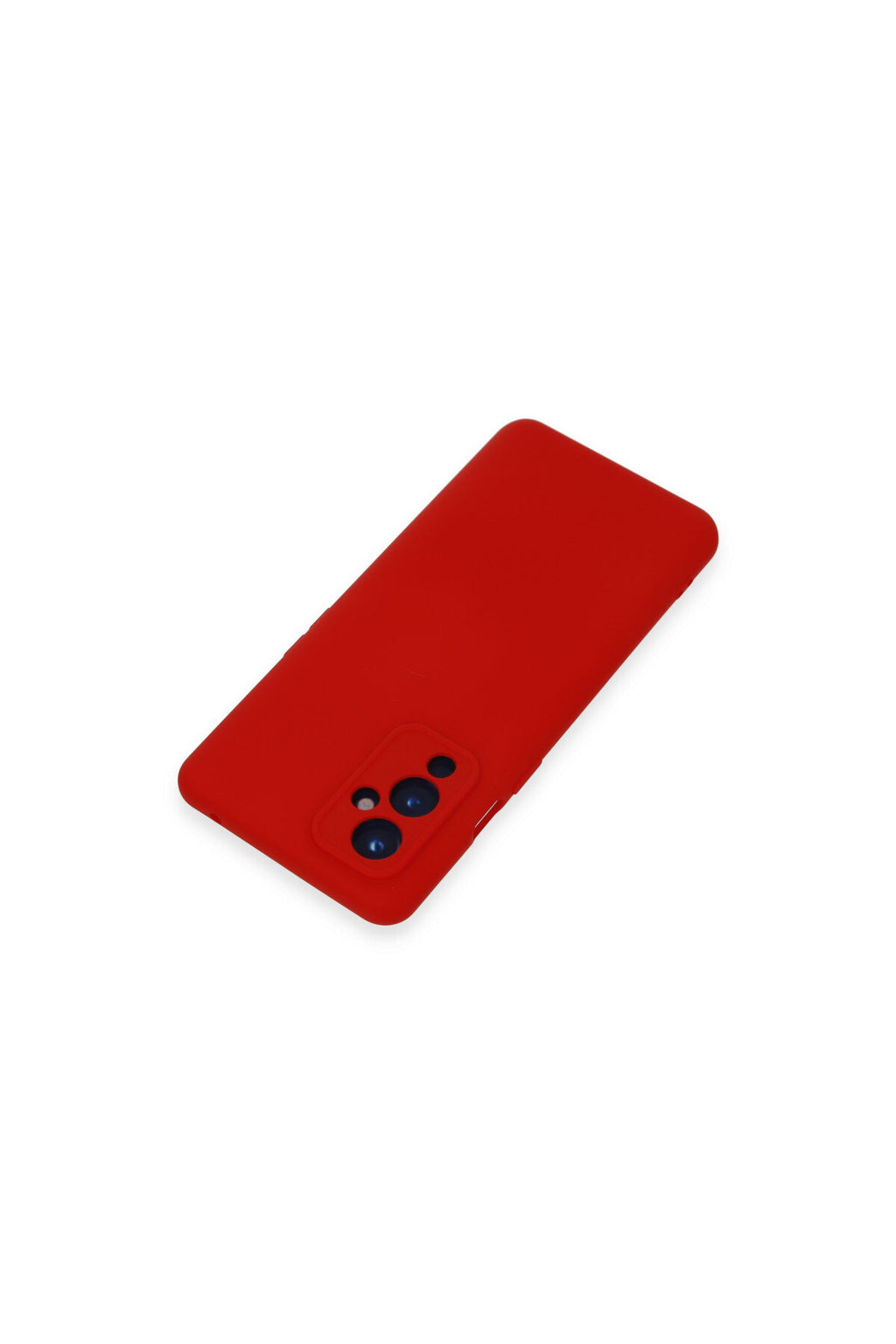 One Plus 9 Kılıf Nano içi Kadife Silikon - Kırmızı