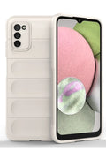 Samsung Galaxy A03S Uyumlu Kılıf Optimum Silikon - Krem