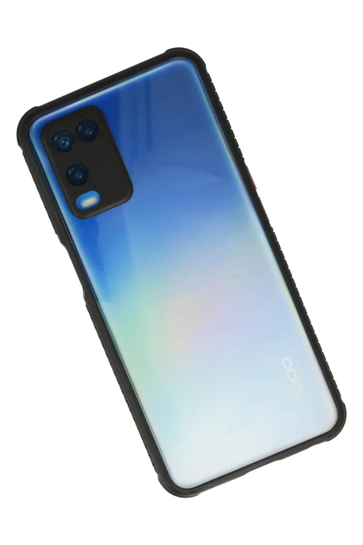 Oppo A54 4G Uyumlu Kılıf Miami Şeffaf Silikon - Siyah