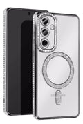 Samsung Galaxy A36 Uyumlu Joke Simli Magneticsafe Kılıf - Gümüş