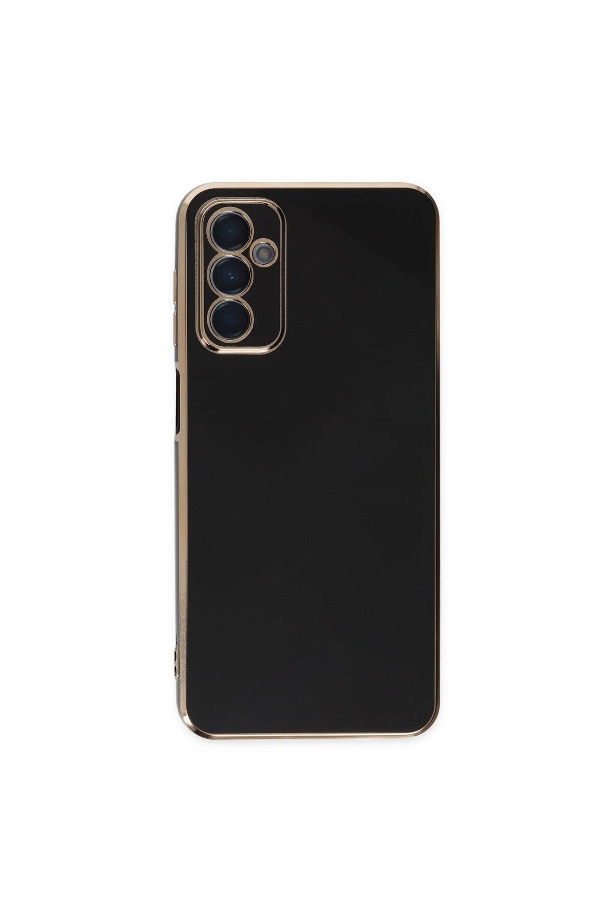 Samsung Galaxy M23 Uyumlu Kılıf Volet Silikon - Siyah