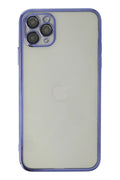 Apple iPhone 11 Pro Uyumlu Kılıf Lensli Silikon - Mor