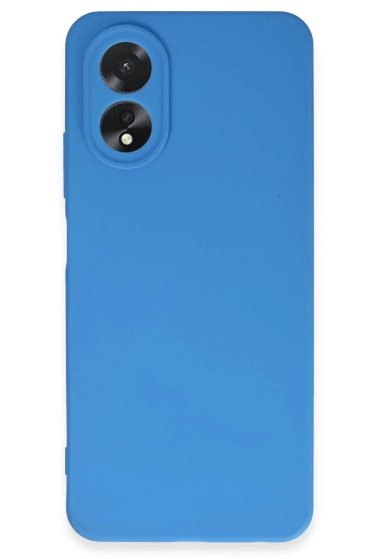 Oppo A38 Uyumlu Kılıf First Silikon - Mavi