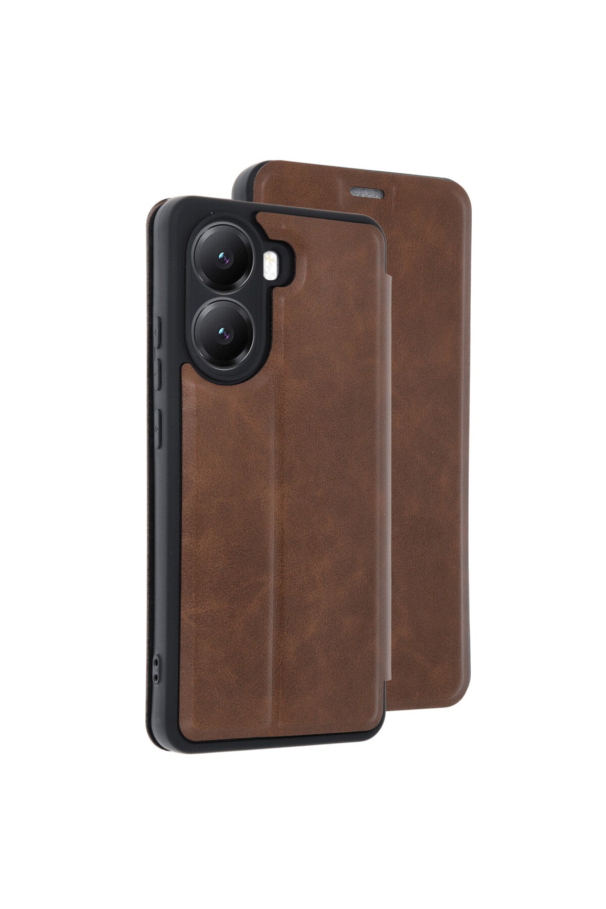 Xiaomi Poco X7 Pro Uyumlu Kılıf Flip Cover - Taba