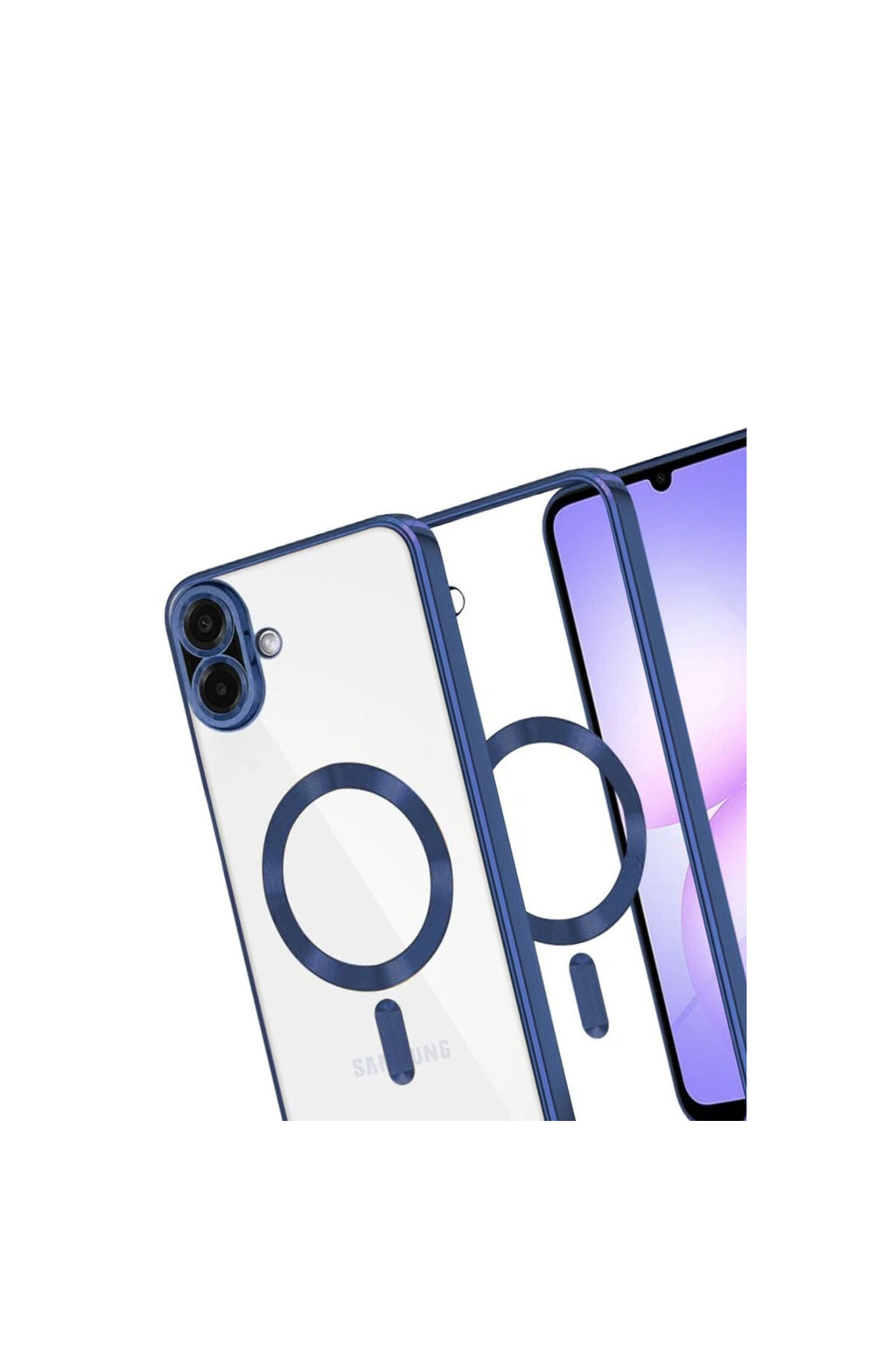 Samsung Galaxy A07 4G Uyumlu Kross Magneticsafe Kapak - Lacivert