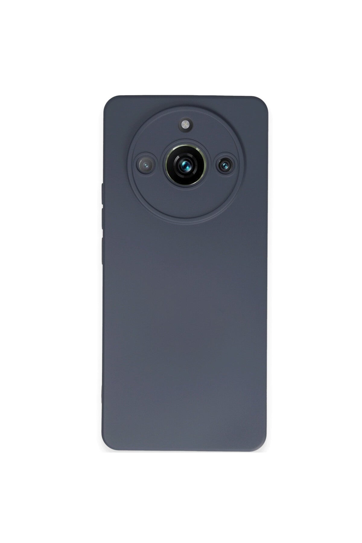 Realme 11 Pro Uyumlu Kılıf Nano içi Kadife Silikon - Gri