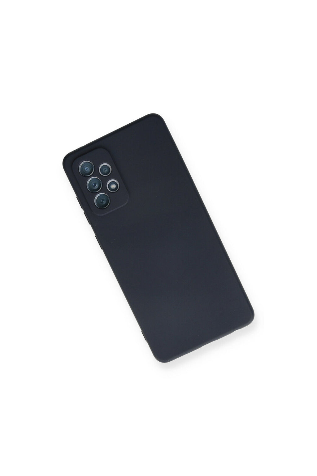 Samsung Galaxy A72 Uyumlu Kılıf Nano içi Kadife Silikon - Lacivert
