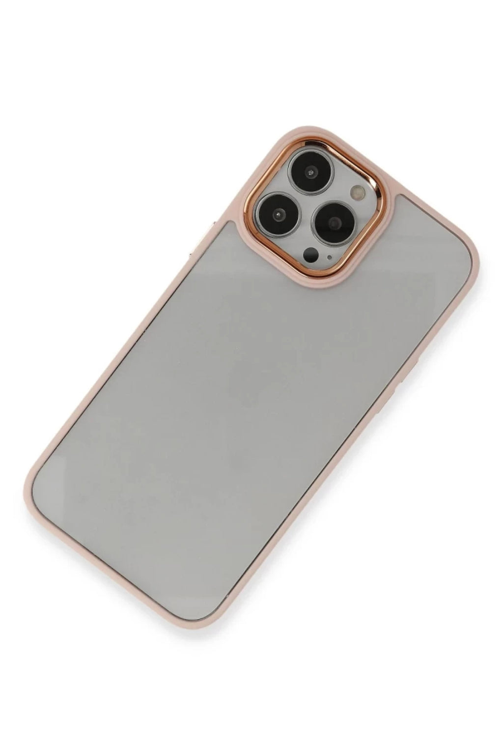 Apple iPhone 14 Pro Uyumlu Kılıf Dora Kapak - Pudra