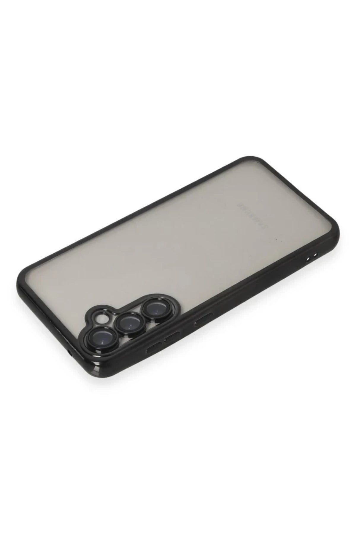 Samsung Galaxy S23 FE Uyumlu Kılıf Lensli Silikon - Siyah