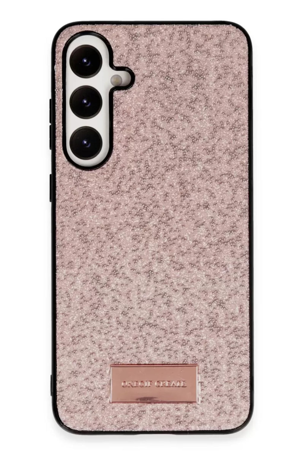 Onegif Samsung Galaxy A25 5G Uyumlu Bright Simli Kapak - Pembe