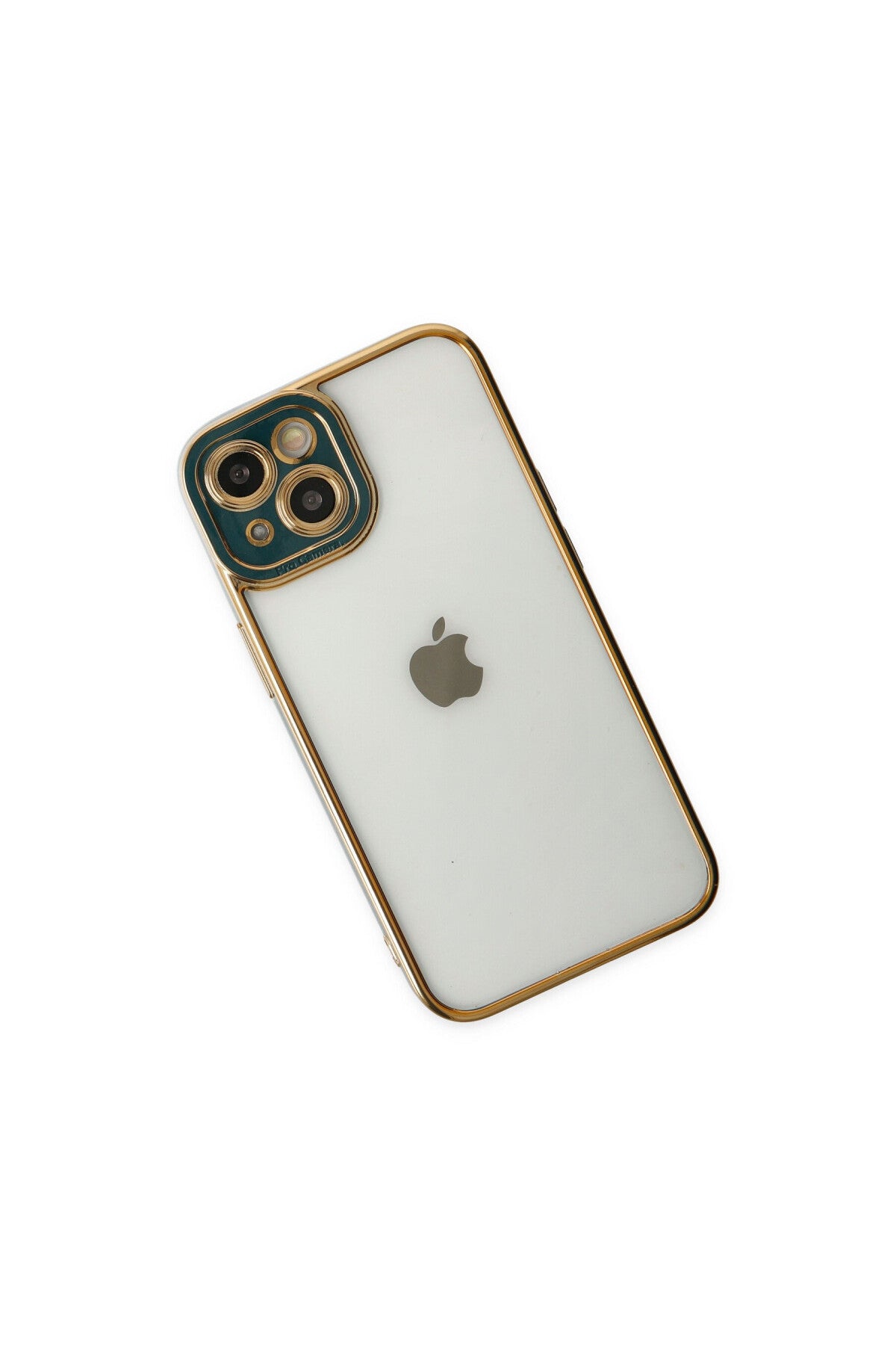 Apple iPhone 14 Plus Uyumlu Kılıf Liva Lens Silikon - Yeşil