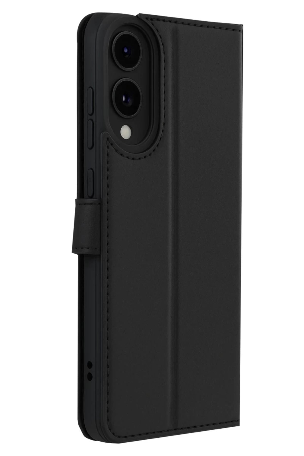 Samsung Galaxy S25 Uyumlu Edge Trend S Plus Kapaklı Kılıf - Siyah