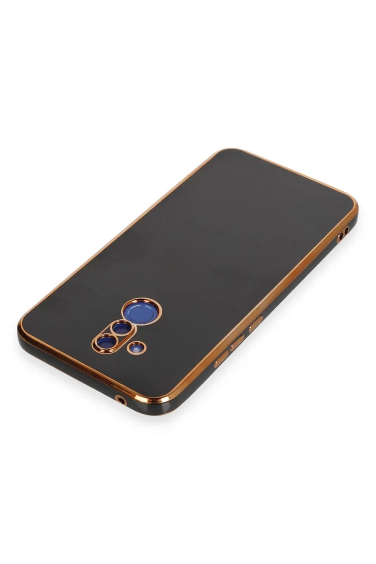 Huawei Mate 20 Lite Uyumlu Kılıf Volet Silikon - Siyah