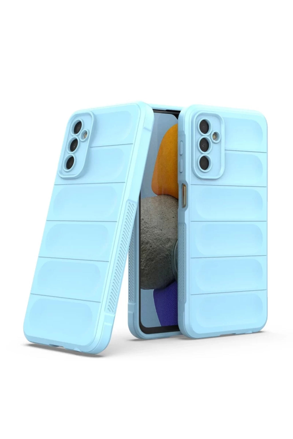 Samsung Galaxy M23 Uyumlu Kılıf Optimum Silikon - Sky Blue