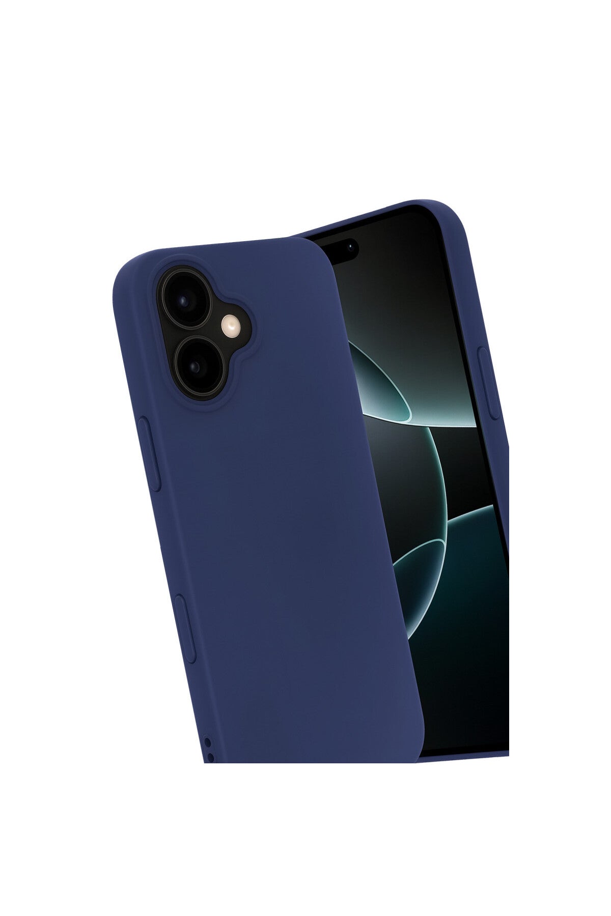 Apple iPhone 17 Uyumlu Nano içi Kadife Silikon - Lacivert