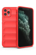 Apple iPhone 11 Pro Max Uyumlu Kılıf Optimum Silikon - Kırmızı