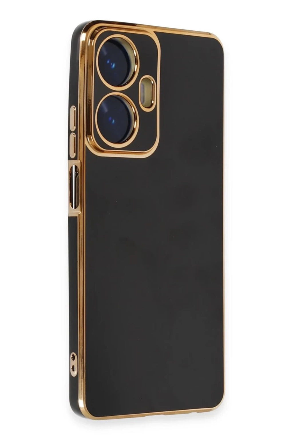 Realme C55 Uyumlu Kılıf Volet Silikon - Siyah