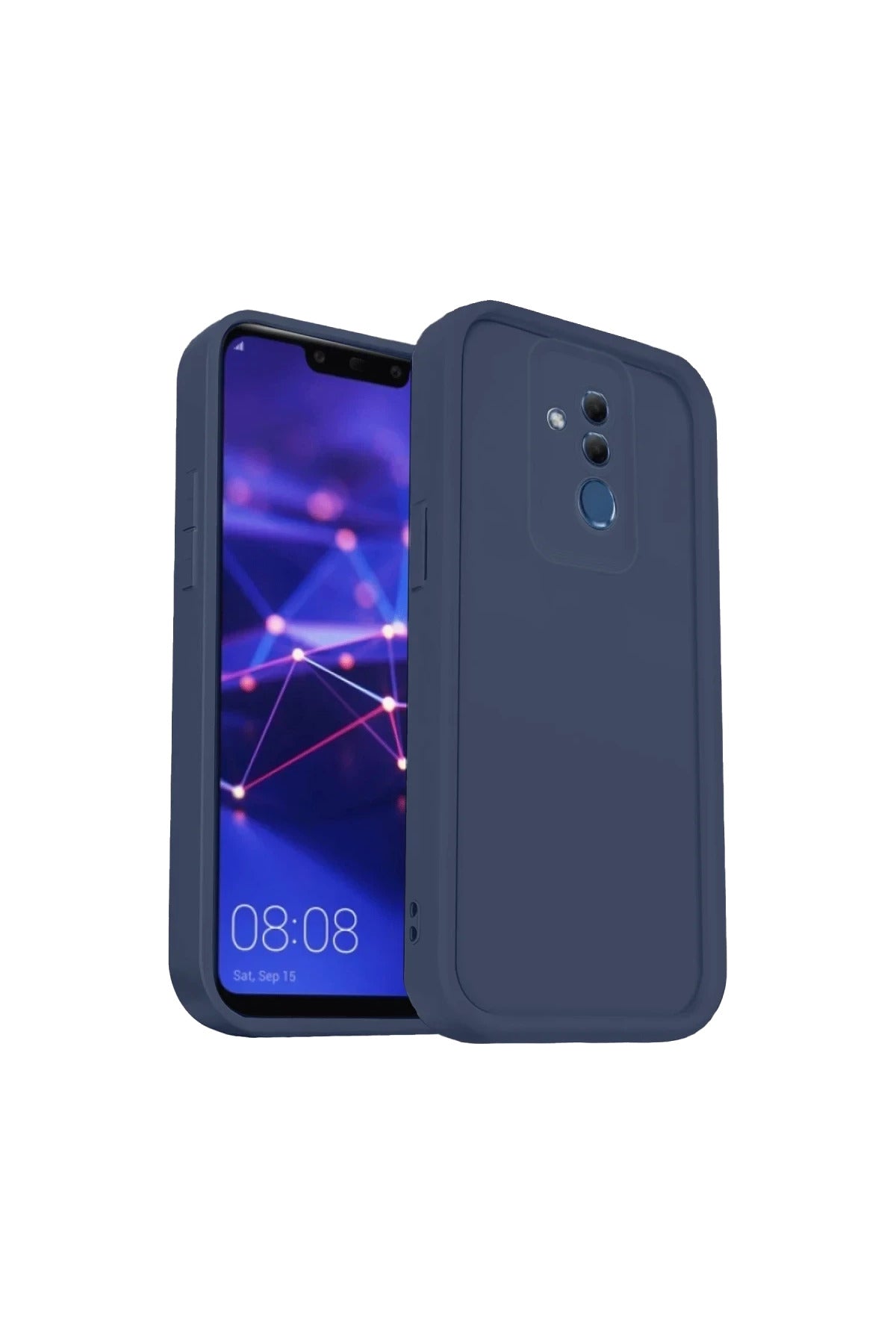 Huawei Mate 20 Lite Uyumlu Kılıf Viera Silikon - Lacivert