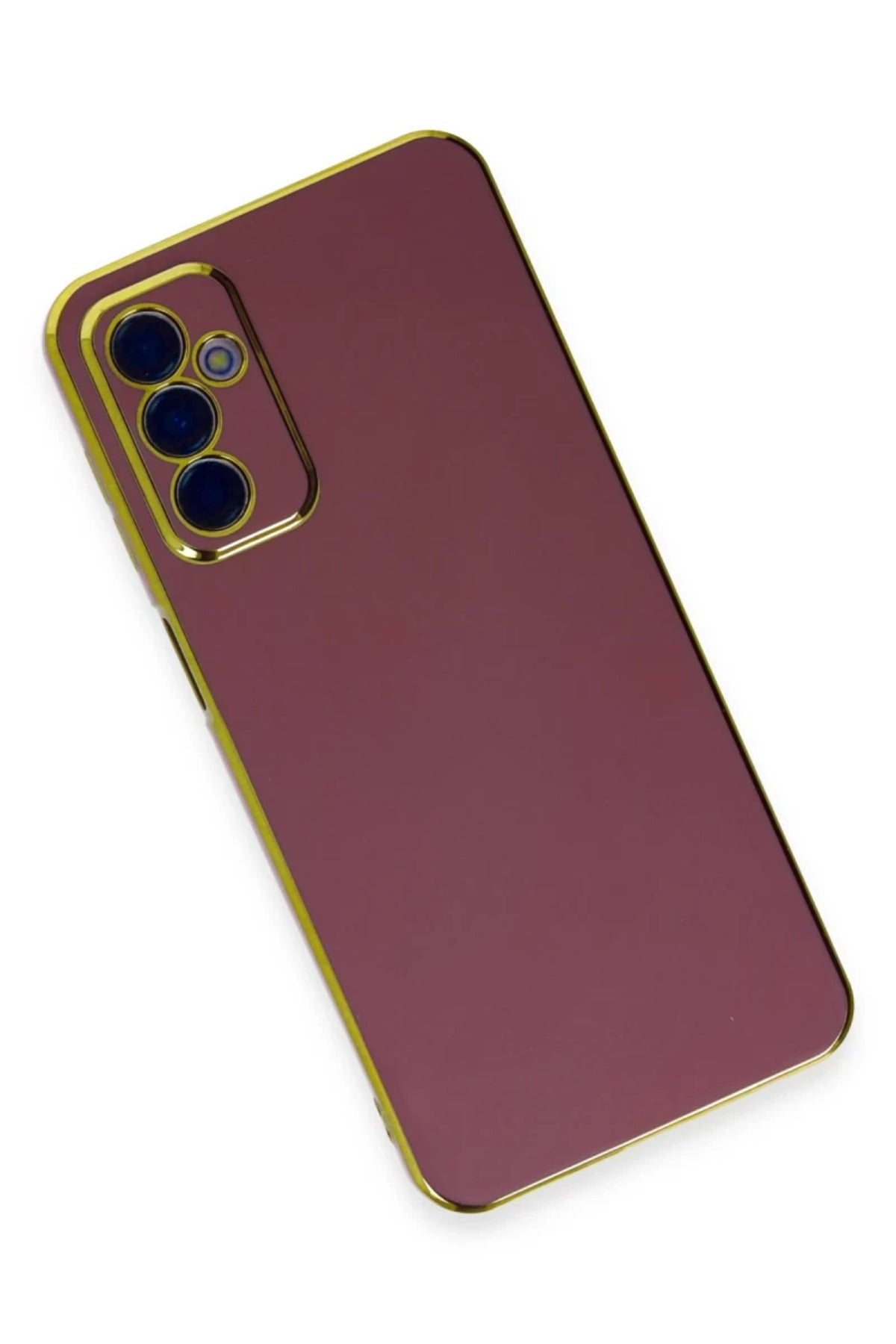 Samsung Galaxy M23 Uyumlu Kılıf Volet Silikon - Kırmızı