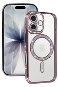 Apple iPhone 17 Uyumlu Joke Simli Magneticsafe Kılıf - Pembe