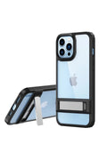 Apple iPhone 13 Pro Max Uyumlu Kılıf Rolet Stand Kapak - Siyah
