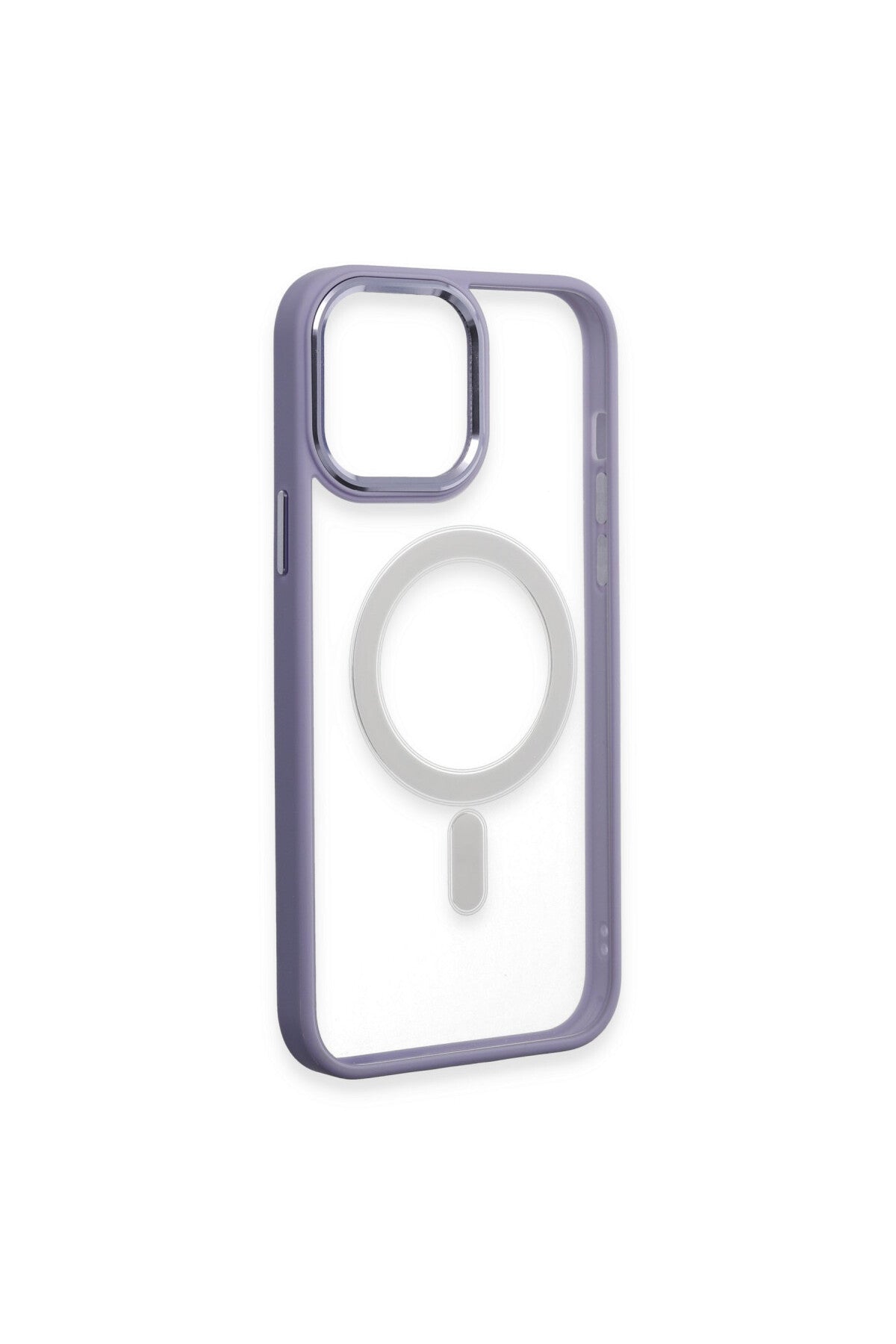 Apple iPhone 15 Pro Max Uyumlu Kılıf Room Magneticsafe Silikon - Lila