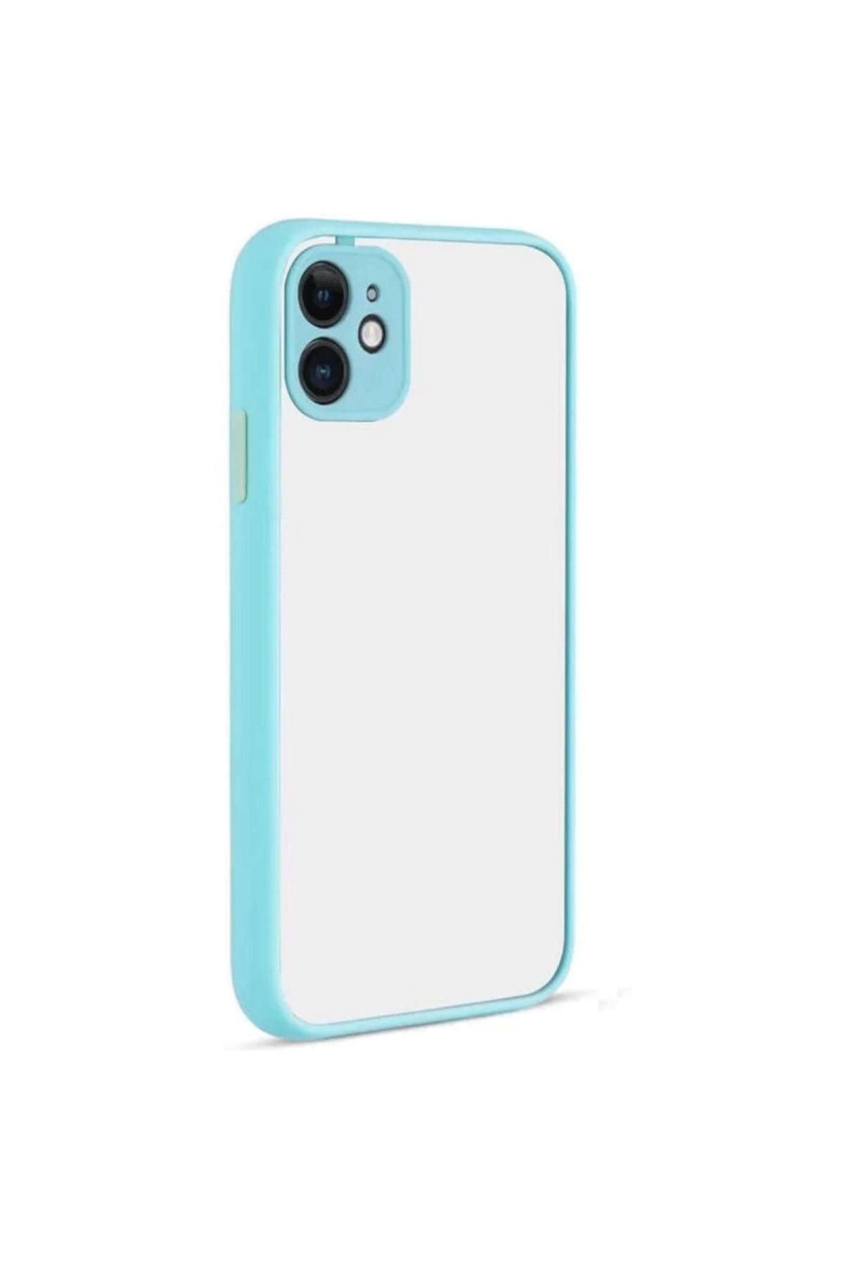 Apple iPhone 12 Uyumlu Kılıf Montreal Silikon Kapak - Turkuaz