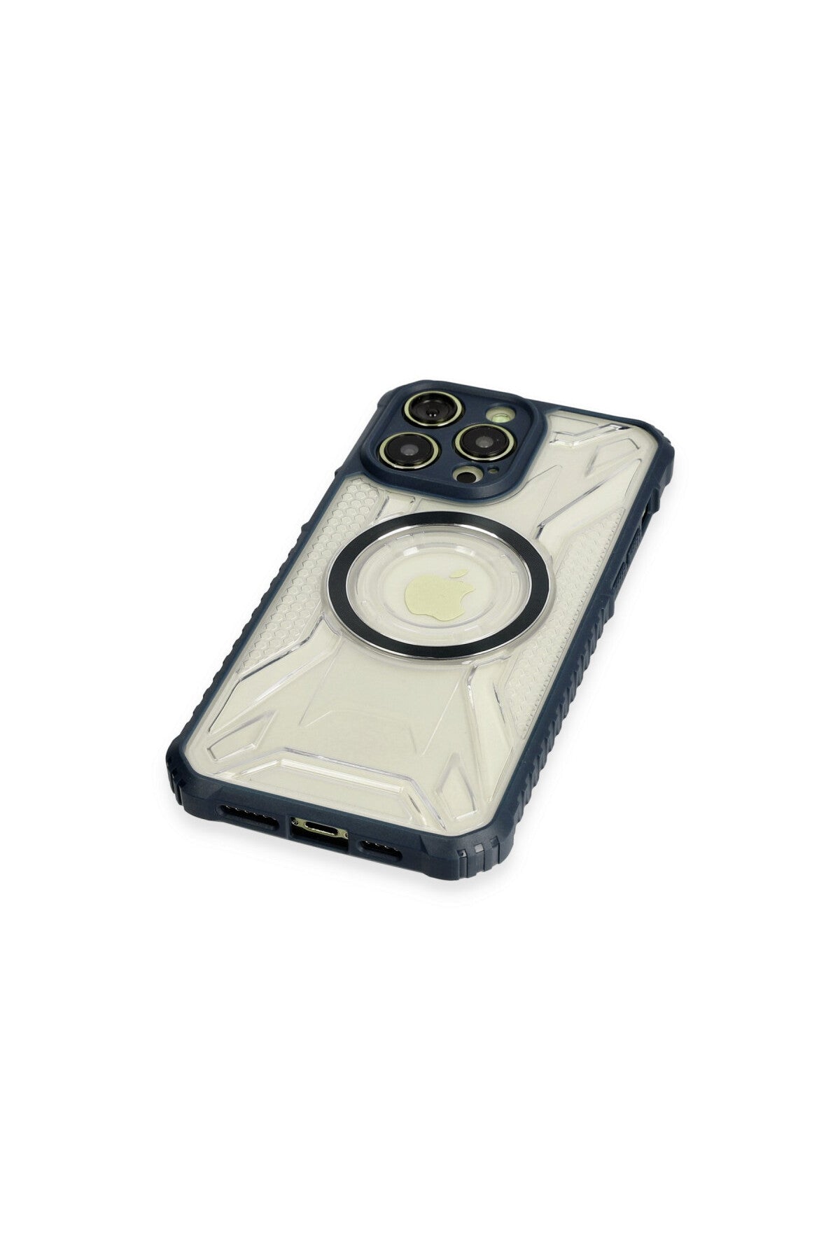 Apple iPhone 13 Pro Max Uyumlu Kılıf Prag Magneticsafe Kapak - Lacivert