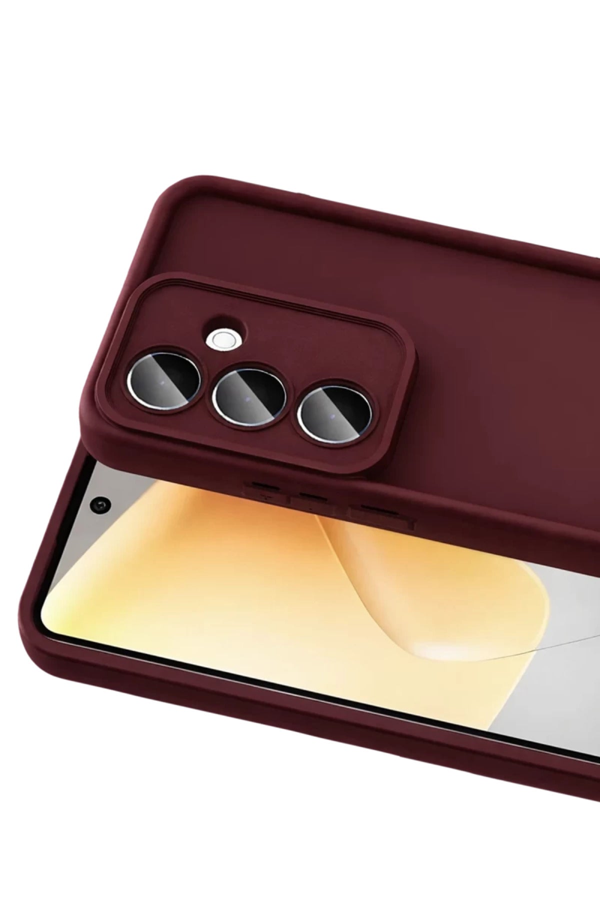 Samsung Galaxy A57 5G Uyumlu Viera Silikon - Bordo