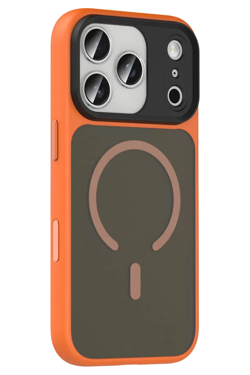 Joko Apple iPhone 17 Pro Uyumlu Megane Magsafe Kapak - Turuncu