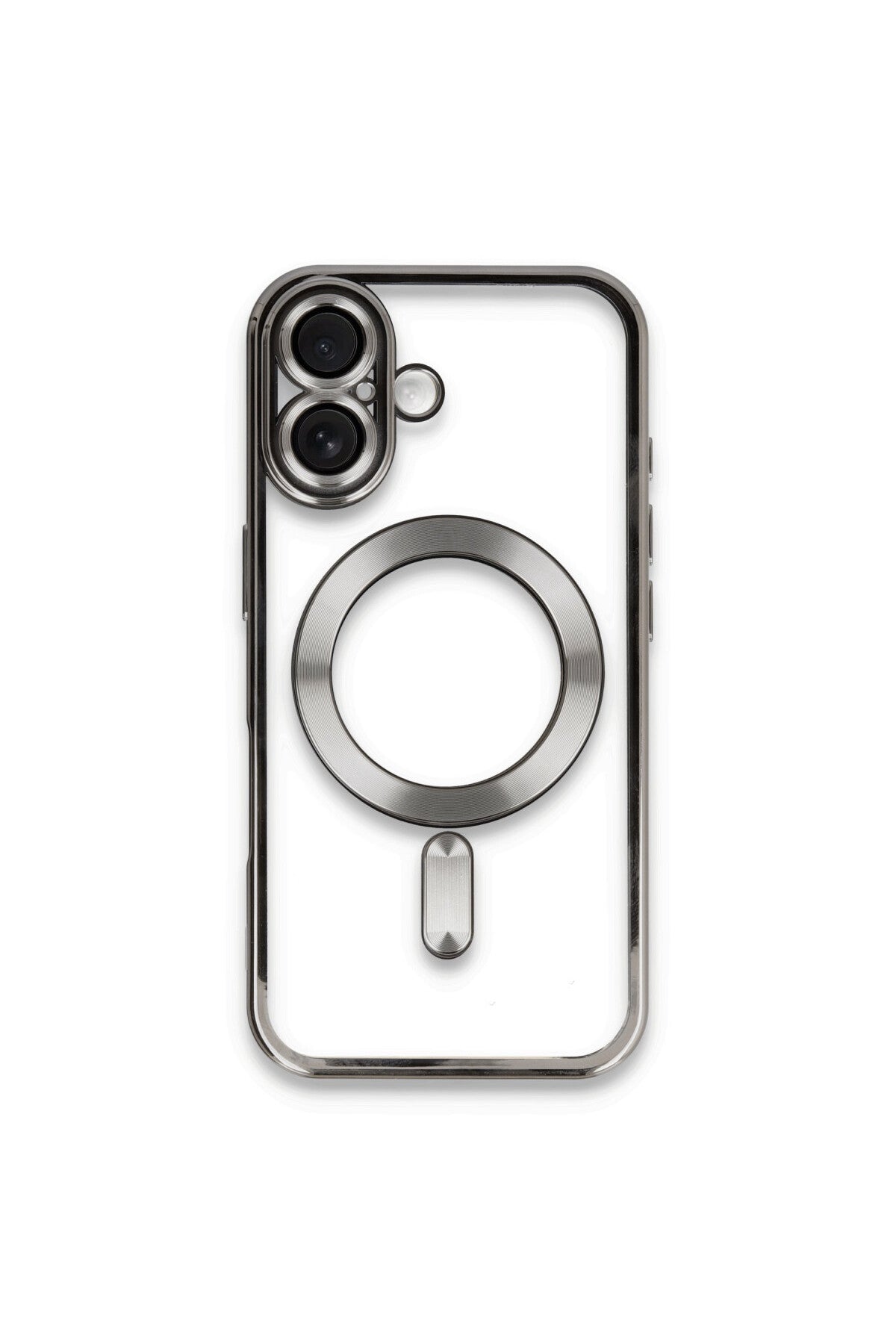 Apple iPhone 16 Uyumlu Kılıf Kross Magneticsafe Kapak - Titan Gri