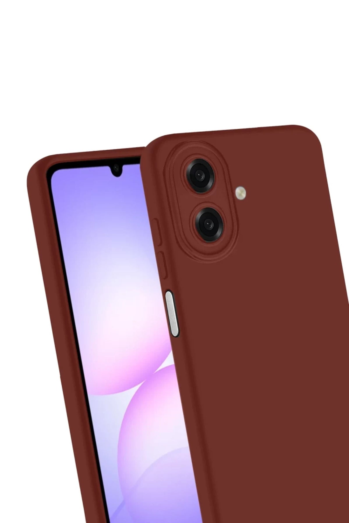 Samsung Galaxy A07 4G Uyumlu First Silikon - Bordo