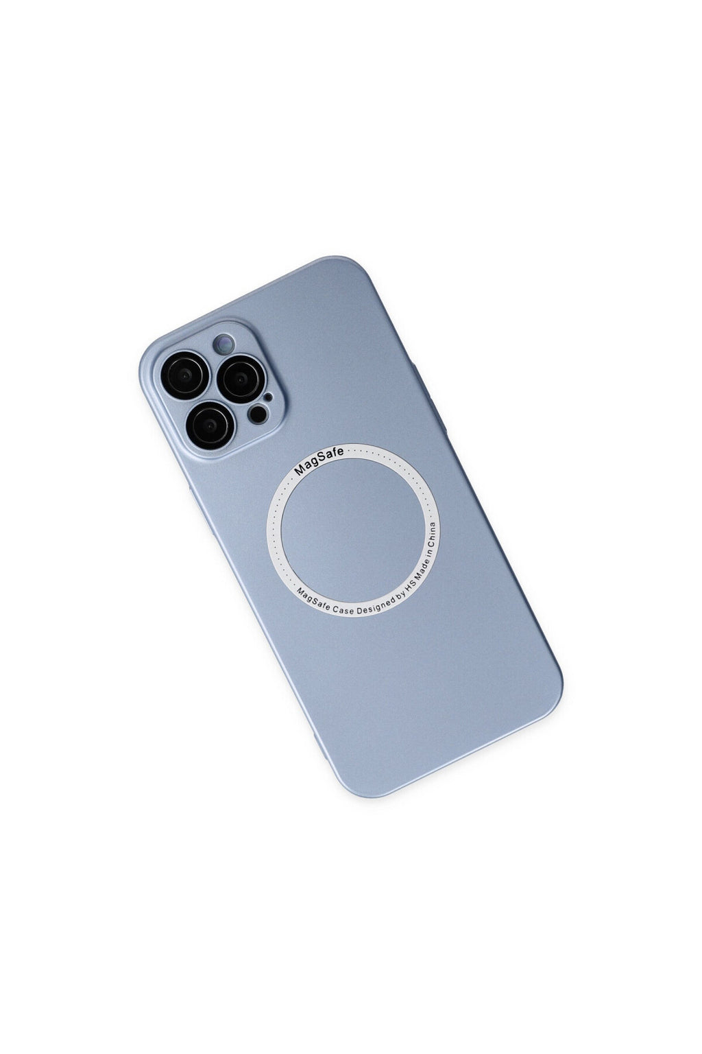 Apple iPhone 12 Pro Uyumlu Kılıf Jack Magneticsafe Lens Silikon - Sierra Blue