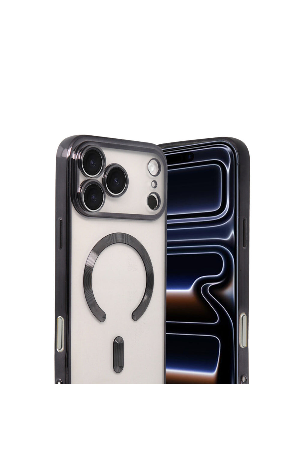 Apple iPhone 17 Pro Max Uyumlu Kross Magneticsafe Kapak - Siyah