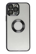Apple iPhone 14 Pro Uyumlu Kılıf Slot Silikon - Siyah