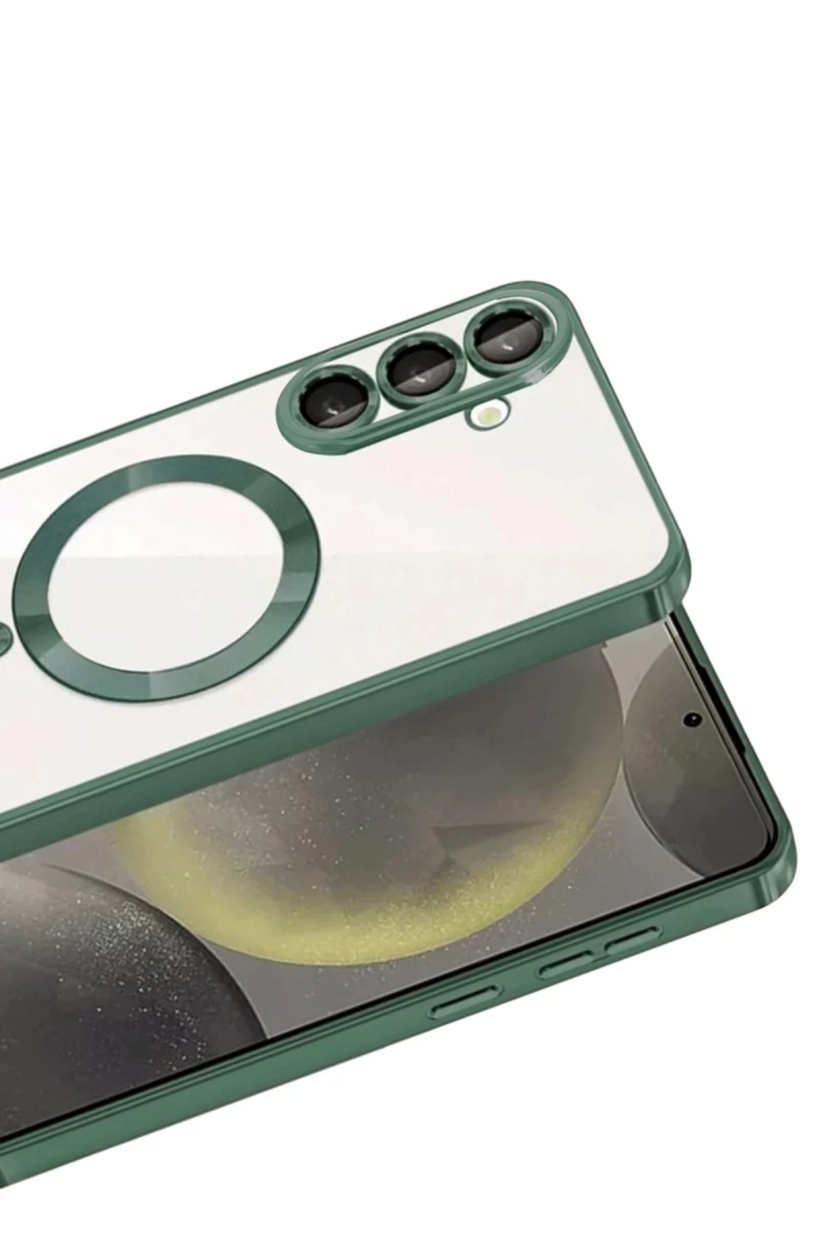 Samsung Galaxy A57 5G Uyumlu Kross Magneticsafe Kapak - Koyu Yeşil