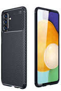 Samsung Galaxy A36 Uyumlu Kılıf Auto Focus Karbon Kapak - Siyah